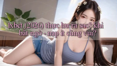 1xbet (2026) thực hư ra sao khi bất ngờ   nạp ít cũng vui