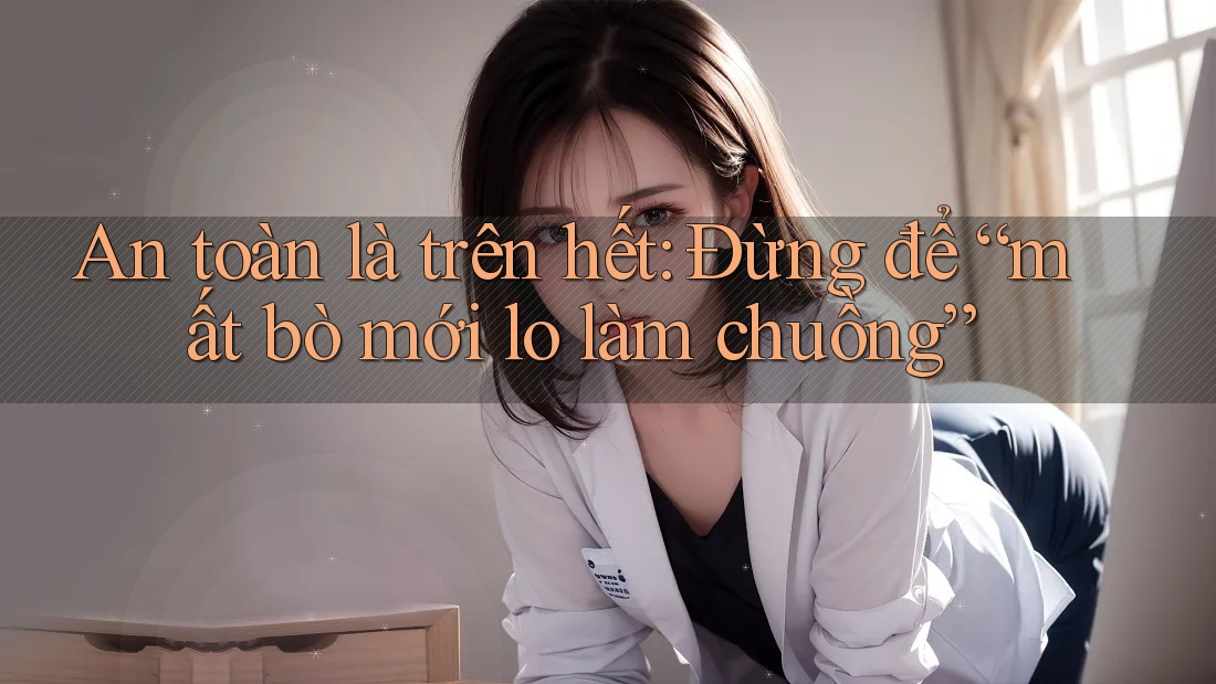 An toàn là trên hết: Đừng để “mất bò mới lo làm chuồng” An toàn là trên hết: Đừng để “mất bò mới lo làm chuồng”