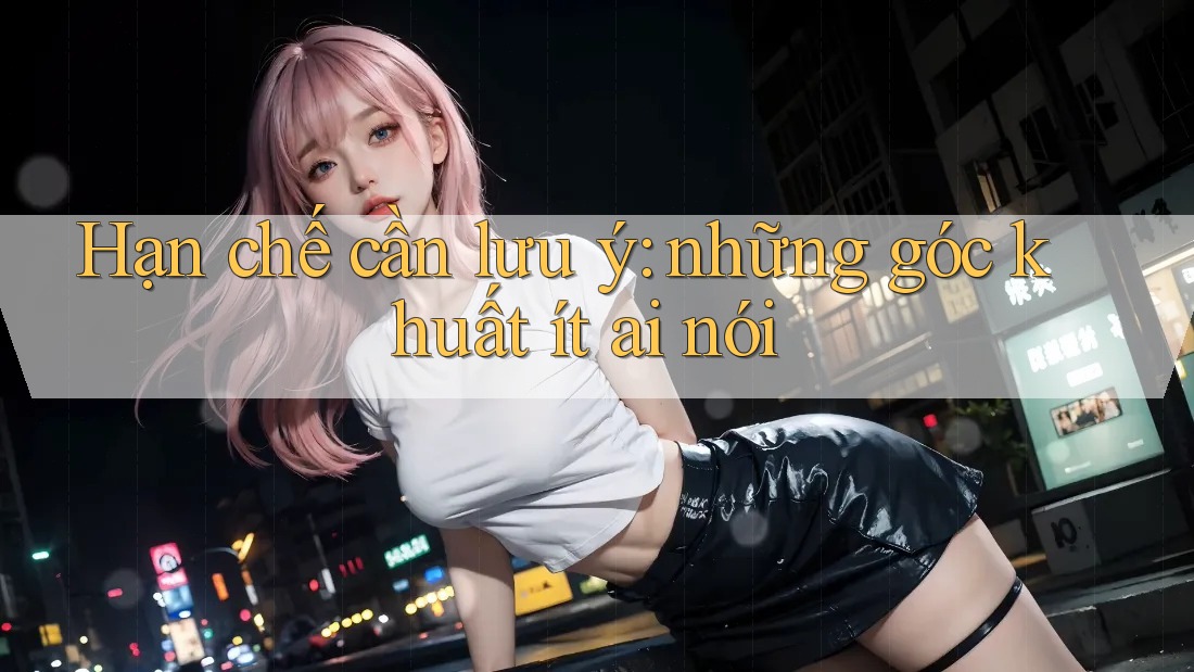 Hạn chế cần lưu ý: những góc khuất ít ai nói Hạn chế cần lưu ý: những góc khuất ít ai nói