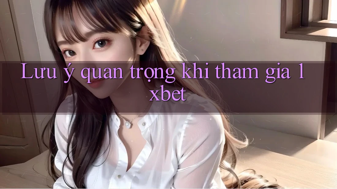 Lưu ý quan trọng khi tham gia 1xbet Lưu ý quan trọng khi tham gia 1xbet