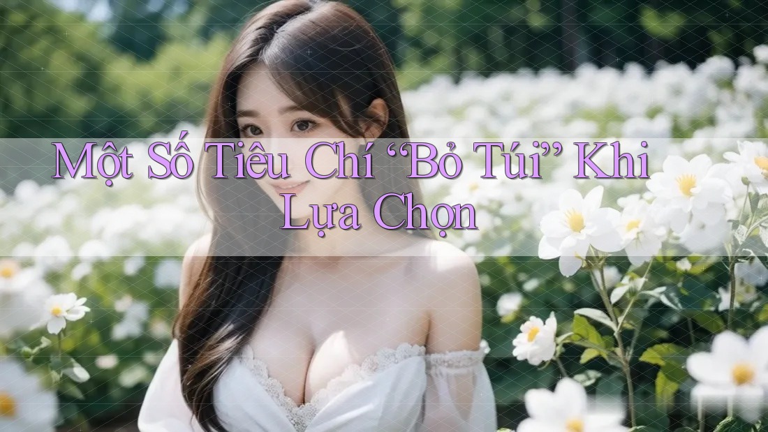Một Số Tiêu Chí “Bỏ Túi” Khi Lựa Chọn Một Số Tiêu Chí “Bỏ Túi” Khi Lựa Chọn