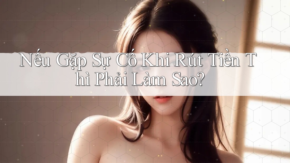 Nếu Gặp Sự Cố Khi Rút Tiền Thì Phải Làm Sao? Nếu Gặp Sự Cố Khi Rút Tiền Thì Phải Làm Sao?