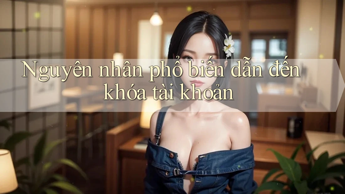 Nguyên nhân phổ biến dẫn đến khóa tài khoản Nguyên nhân phổ biến dẫn đến khóa tài khoản