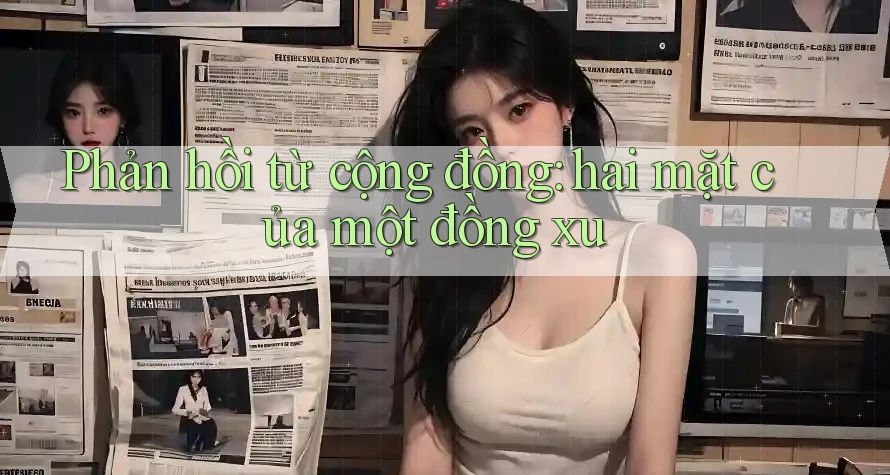 Phản hồi từ cộng đồng: hai mặt của một đồng xu Phản hồi từ cộng đồng: hai mặt của một đồng xu