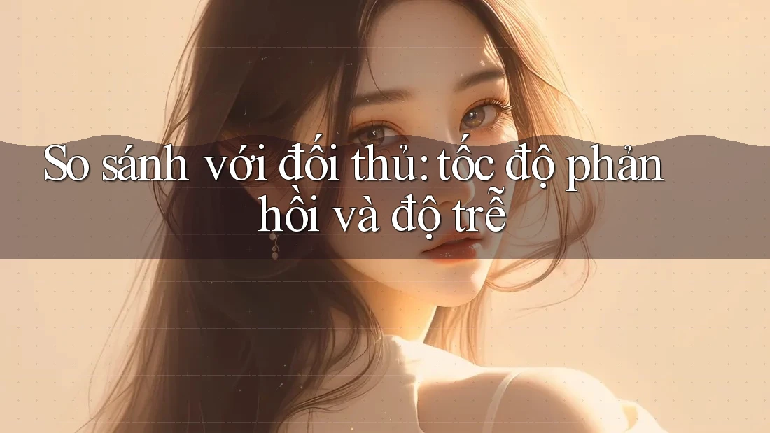 So sánh với đối thủ: tốc độ phản hồi và độ trễ So sánh với đối thủ: tốc độ phản hồi và độ trễ