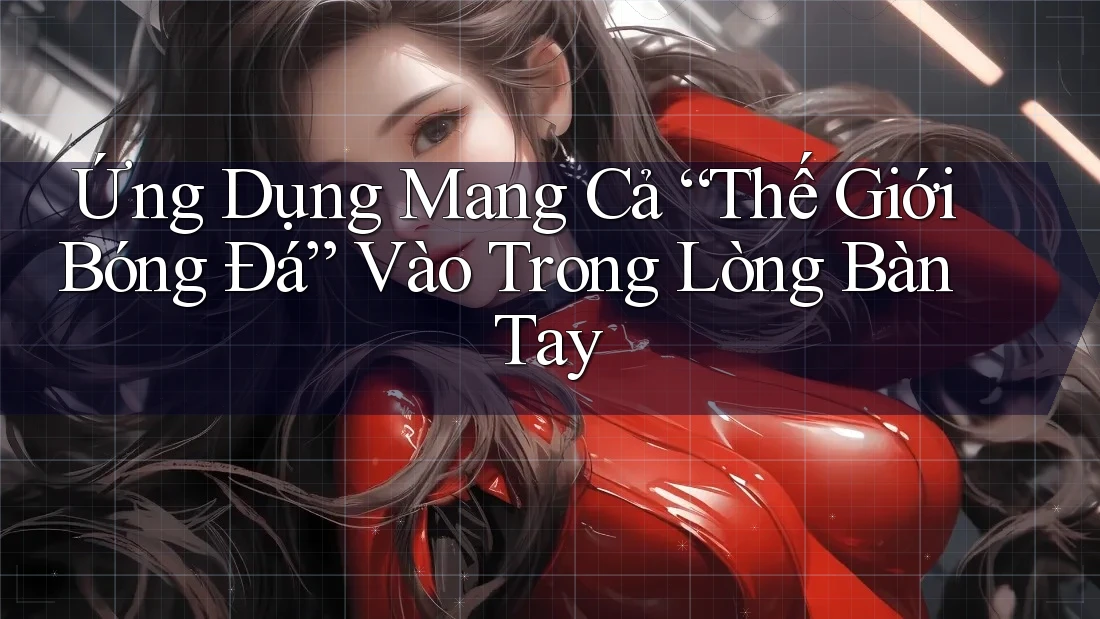 Ứng Dụng Mang Cả “Thế Giới Bóng Đá” Vào Trong Lòng Bàn Tay Ứng Dụng Mang Cả “Thế Giới Bóng Đá” Vào Trong Lòng Bàn Tay