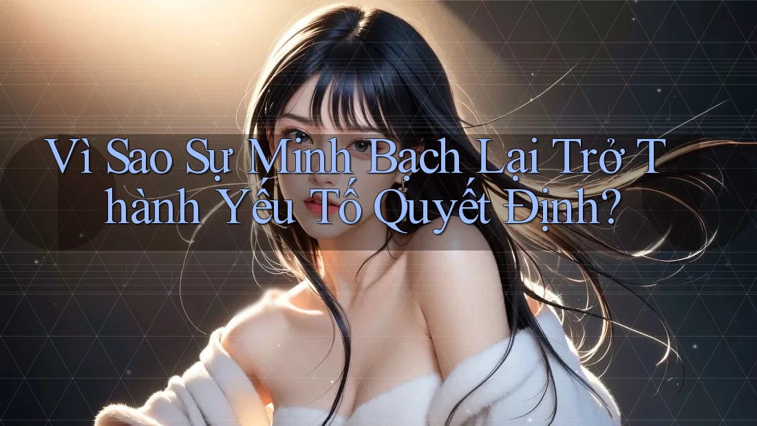 Vì Sao Sự Minh Bạch Lại Trở Thành Yếu Tố Quyết Định? Vì Sao Sự Minh Bạch Lại Trở Thành Yếu Tố Quyết Định?